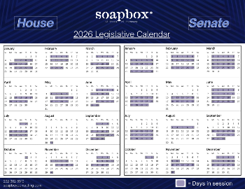2026 Legislative Calendar