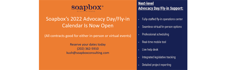 2022 Advocacy Day/Fly-in Calendar Now Open